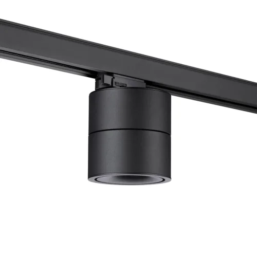 Трековый светильник трёхфазный LED Groda 358779 Novotech чёрный для шинопроводов серии Groda чёрный фото 6