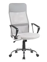 Кресло офисное TopChairs Benefit NEW, серое NC УТ000041622 Stool Group, серый/ткань сетка, ножки/металл/чёрный, размеры - *****