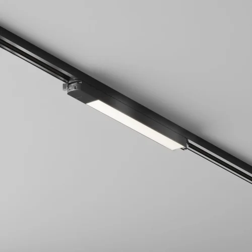 Трековый светильник LED Single phase track system TR000-1-12W4K-B Maytoni чёрный для шинопроводов серии Single phase track system чёрный фото 3