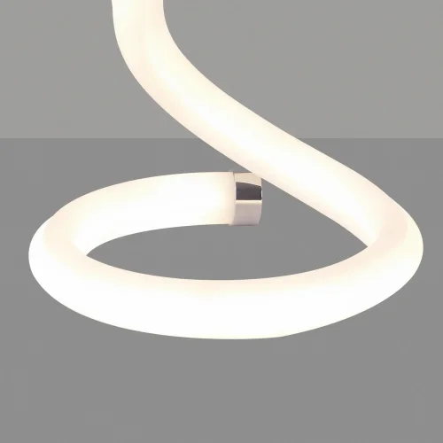 Настольная лампа LED Line 6604 Mantra белая 1 лампа, основание никель серое металл в стиле современный  фото 3