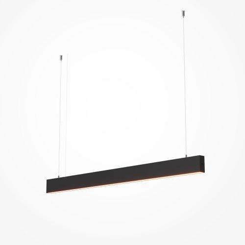 Светильник подвесной LED Basis P070PL-2.7-3-4K-B Maytoni чёрный на 1 лампу, основание серое в стиле современный хай-тек фото 4