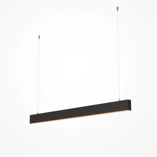 Светильник подвесной LED Basis P070PL-2.7-3-4K-B Maytoni чёрный на 1 лампу, основание серое в стиле современный хай-тек фото 4