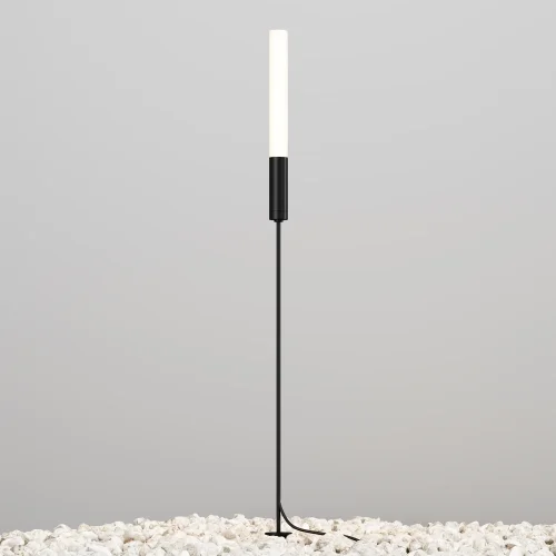 Парковый светильник LED Flare O487FL-L3GF3K1 Maytoni уличный IP графит на 1 лампу, плафон белый в стиле современный хай-тек LED фото 3
