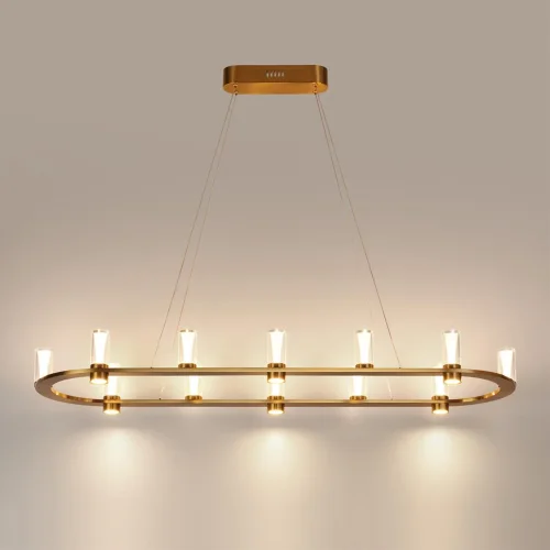 Светильник подвесной Defance 7144/65L Odeon Light прозрачный на 12 ламп, основание бронзовое в стиле современный классический овал фото 5 Светильник подвесной Defance 7144/65L Odeon Light прозрачный на 12 ламп, основание бронзовое в стиле современный классический овал фото 5