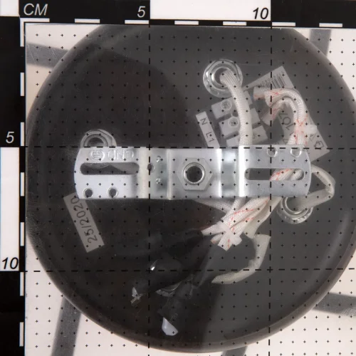 Люстра потолочная Мерида CL142155 Citilux янтарная бежевая на 5 ламп, основание чёрное матовое хром в стиле современный  фото 5
