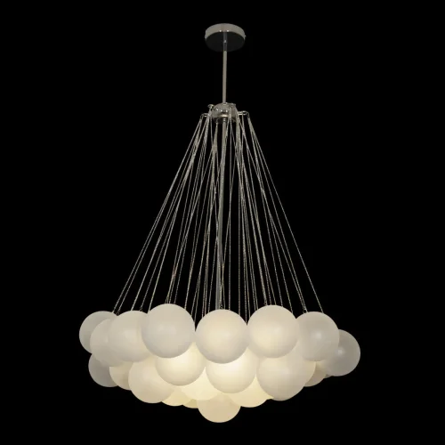 Светильник подвесной Dream 10129/800 LOFT IT белый 9 ламп, основание хром в стиле современный шар фото 2