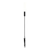 Парковый светильник LED Flare O487FL-L3GF3K1 Maytoni уличный IP графит на 1 лампу, плафон белый в стиле современный хай-тек LED