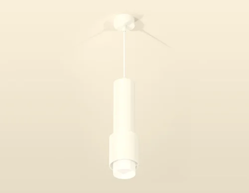 Светильник подвесной Techno spot XP7722010 Ambrella light белый 1 лампа, основание белое в стиле хай-тек современный трубочки фото 2