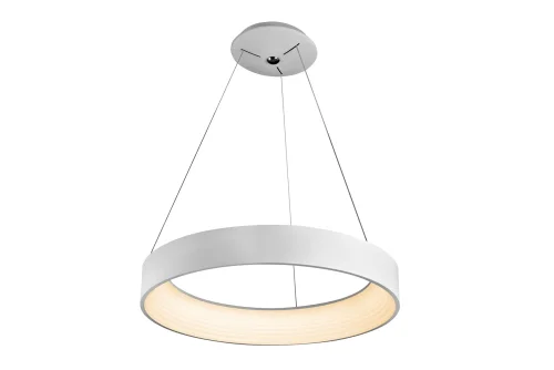 Светильник подвесной LED Bend 8330R-WH iLedex белый 1 лампа, основание белое в стиле современный хай-тек кольца фото 3