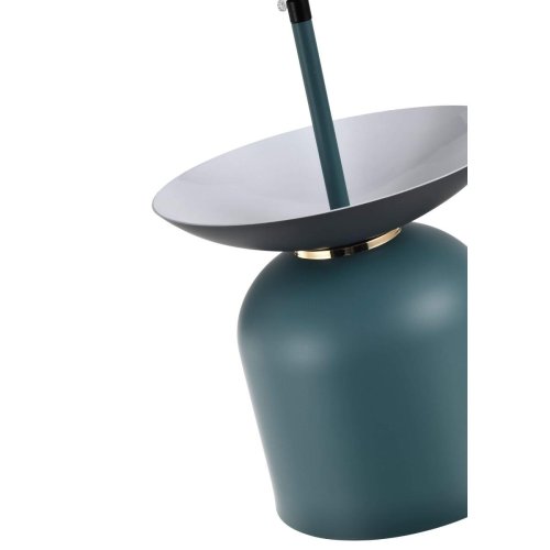 Светильник подвесной Lecce V10442-1P Moderli зелёный 1 лампа, основание чёрное в стиле современный  фото 2