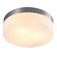 Светильник потолочный Aqua-Tablet A6047PL-3SS Arte Lamp белый 3 лампы, основание серебряное в стиле модерн 