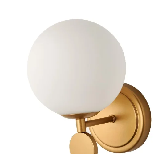 Бра Absolute 2928-1W Favourite белый на 1 лампа, основание золотое в стиле современный  фото 3