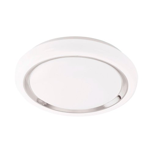 Светильник потолочный LED CAPASSO 96023 Eglo хром серый белый 1 лампа, основание белое в стиле современный минимализм 