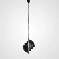 Светильник подвесной Weisdorff 123433-22 ImperiumLoft чёрный 1 лампа, основание латунь в стиле современный лофт арт-деко 