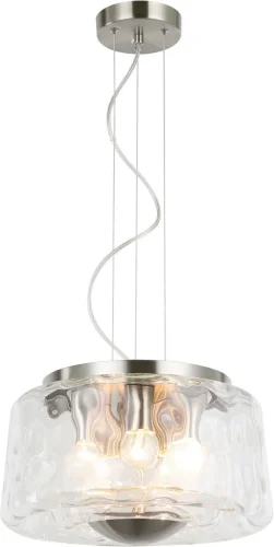Светильник подвесной Perfecto Light 2193/11/05P Stilfort прозрачный на 5 ламп, основание никель в стиле современный фото 2