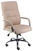 Кресло руководителя Bond TM Экокожа Бежевый EC-333A PU Beige Everprof, бежевый/экокожа, ножки//, размеры - 1080*1150***580*