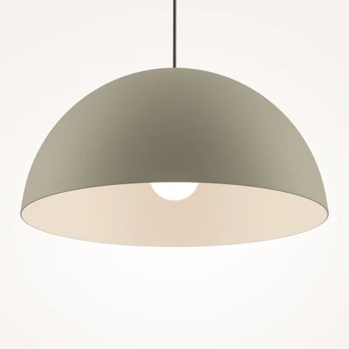 Светильник подвесной Basic colors MOD168PL-01BG Maytoni серый на 1 лампу, основание серое в стиле современный фото 10