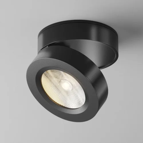 Светильник накладной LED Alivar C022CL-L12B Maytoni чёрный 1 лампа, основание чёрное в стиле современный круглый фото 2