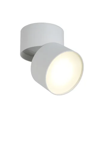 Светильник накладной LED CLT 130CW WH Crystal Lux белый 1 лампа, основание белое в стиле современный круглый фото 2