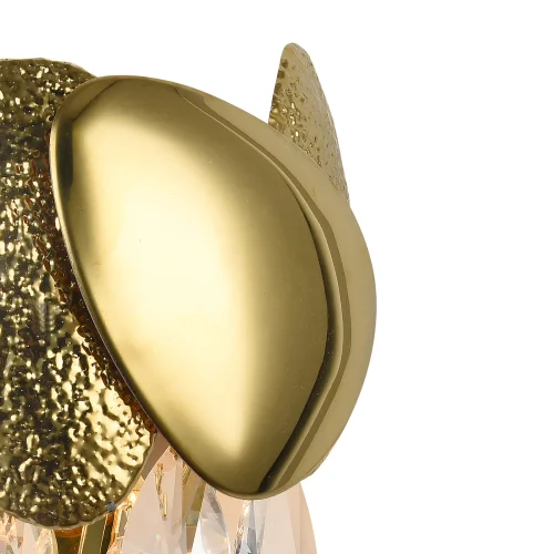 Бра VALENCIA 91009/2W GOLD Natali Kovaltseva прозрачный на 2 лампы, основание золотое в стиле современный арт-деко  фото 2