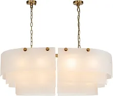 Люстра подвесная Erskine 22352-1000-12 GL MT Belfast прозрачная на 12 ламп, основание латунь в стиле современный  Люстра подвесная Erskine 22352-1000-12 GL MT Belfast прозрачная на 12 ламп, основание латунь в стиле современный