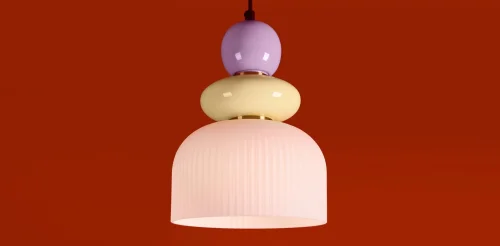 Светильник подвесной Alzare FR5595PL-01B Freya разноцветный белый на 1 лампу, основание чёрное в стиле современный мемфис фото 12 Светильник подвесной Alzare FR5595PL-01B Freya разноцветный белый на 1 лампу, основание чёрное в стиле современный мемфис фото 12