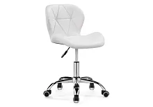 Компьютерное кресло Trizor whitе 15338 Woodville, белый/искусственная кожа, ножки/металл/хром, размеры - *810***530*530