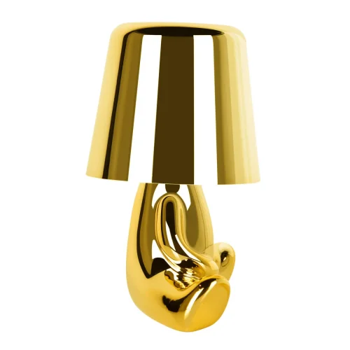 Настольная лампа LED Brothers 10233-E Gold LOFT IT золотая 1 лампа, основание золотое металл в стиле модерн животные фото 7
