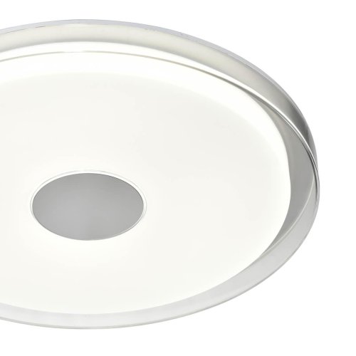 Светильник потолочный LED с пультом Flash VL7215L01 Vele Luce белый 1 лампа, основание хром в стиле хай-тек с пультом фото 3