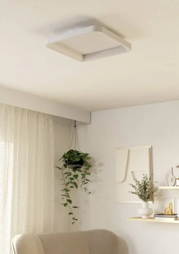 Светильник потолочный LED Loretello 901248 Eglo белый на 1 лампу, основание белое в стиле современный квадратный фото 5 Светильник потолочный LED Loretello 901248 Eglo белый на 1 лампу, основание белое в стиле современный квадратный фото 5