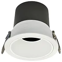 Светильник точечный LED Dorsum WTD.O20.000.30.10 Wertmark белый на 1 лампу, основание белое в стиле хай-тек современный круглый