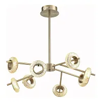 Люстра на штанге LED 10252/8LED Brass Escada прозрачная на 1 лампа, основание бежевое в стиле современный 