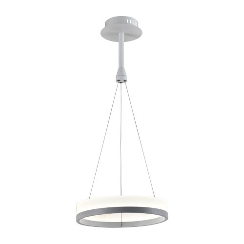 Светильник подвесной LED Crime V1760-PL Moderli белый 1 лампа, основание белое в стиле хай-тек кольца фото 3
