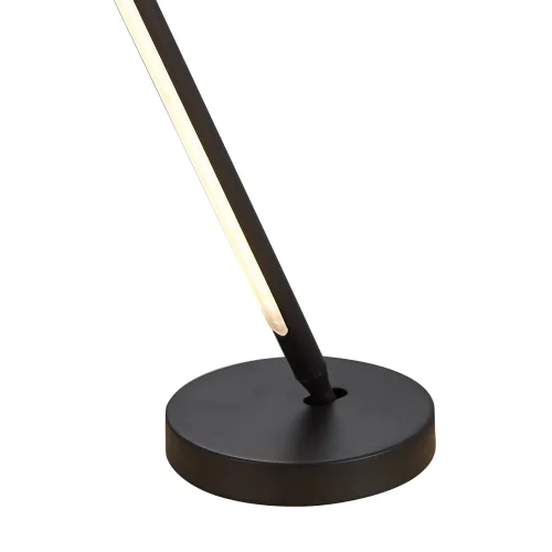 Настольная лампа LED Torch 6738 Mantra чёрная 1 лампа, основание чёрное металл в стиле хай-тек современный  фото 4
