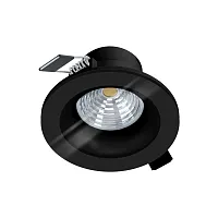 Светильник точечный LED DIMM Salabate 99493 Eglo чёрный 1 лампа, основание чёрное в стиле современный 