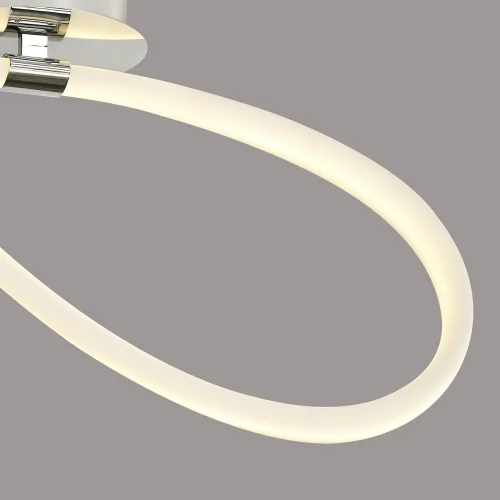 Светильник потолочный LED Armonia 6725 Mantra белый на 1 лампу, основание хром в стиле современный хай-тек фото 4