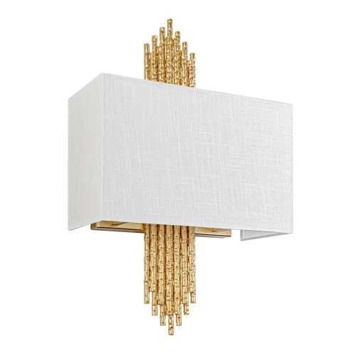 Бра Poema 10458 Gold LOFT IT белый на 2 лампы, основание золотое в стиле современный арт-деко фото 5