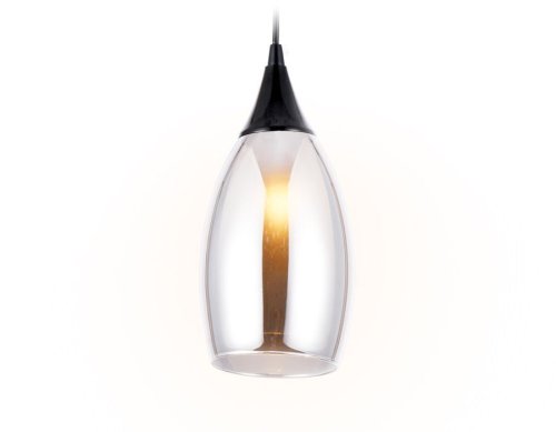 Светильник подвесной TR3544 Ambrella light серый 1 лампа, основание чёрное в стиле современный  фото 2