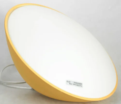 Светильник подвесной LED Aberdeen LSP-8227 Lussole жёлтый 1 лампа, основание хром в стиле современный  фото 3