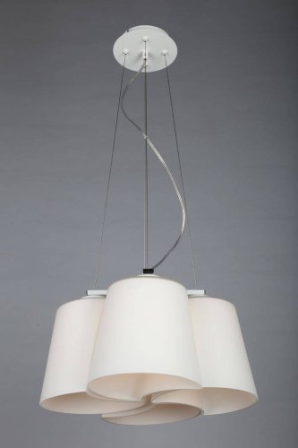 Люстра подвесная Toledo OML-28103-04 Omnilux белая на 4 лампы, основание белое в стиле современный  фото 2