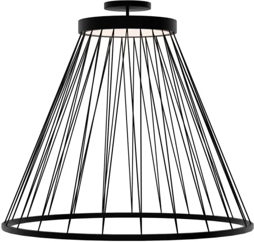 Светильник подвесной LED Fibra 4633-4P Favourite чёрный на 4 лампы, основание чёрное в стиле современный фото 3