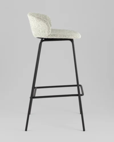 Стул барный Nita, букле мятный УТ000040264 Stool Group, мятный/букле, ножки/металл/чёрный, размеры - ***** фото 6