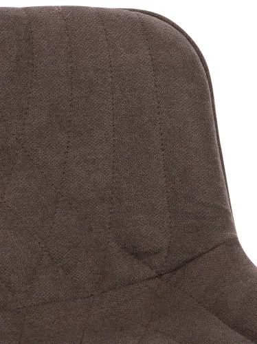 Барный стул Grace Black Ткань Темно-коричневый EP Grace B Fabric Dark Brown Everprof, коричневый шоколад/ткань, ножки//, размеры - 850*1060***490* фото 3