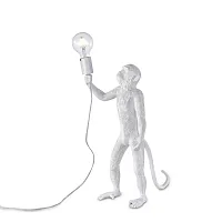 Настольная лампа Magali APL.309.04.01 Aployt без плафона 1 лампа, основание белое металл в стиле современный обезьяна