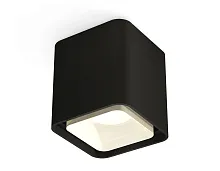 Светильник накладной Techno spot XS7841021 Ambrella light чёрный 1 лампа, основание чёрное в стиле хай-тек современный квадратный