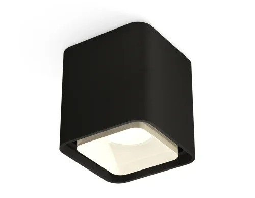 Светильник накладной Techno spot XS7841021 Ambrella light чёрный 1 лампа, основание чёрное в стиле модерн хай-тек квадратный
