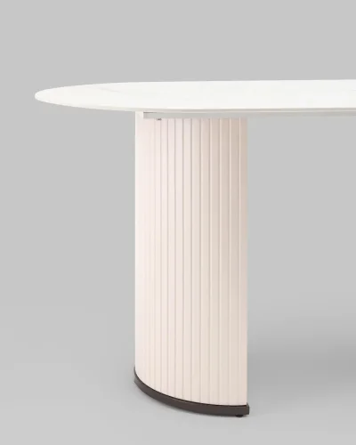 Стол обеденный Opera, 160х90, столешница, белый УТ000038272 Stool Group столешница белая из керамика фото 4