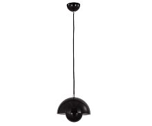 Светильник подвесной Narni 197.1 nero Lucia Tucci чёрный 1 лампа, основание чёрное в стиле современный 