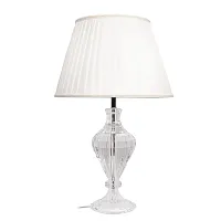 Настольная лампа Сrystal 10277 LOFT IT белая 1 лампа, основание прозрачное хрусталь в стиле классический 