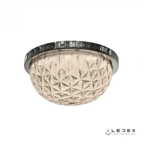 Светильник потолочный LED Bliss FOKD-68-351 CR iLedex прозрачный 1 лампа, основание хром в стиле современный хай-тек  фото 2